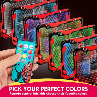 Mini Indoor Basketball Hoop Light Up Over The Door