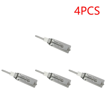 2-in-1 Stainless Steel Key Decoder Portable Precision Hook Tool