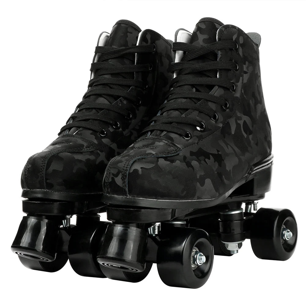 Leather Roller Skates Skating Shoes