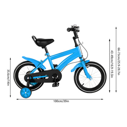 14 Inch Children Bicycle with Safety Training Wheel 2-4 Years Old