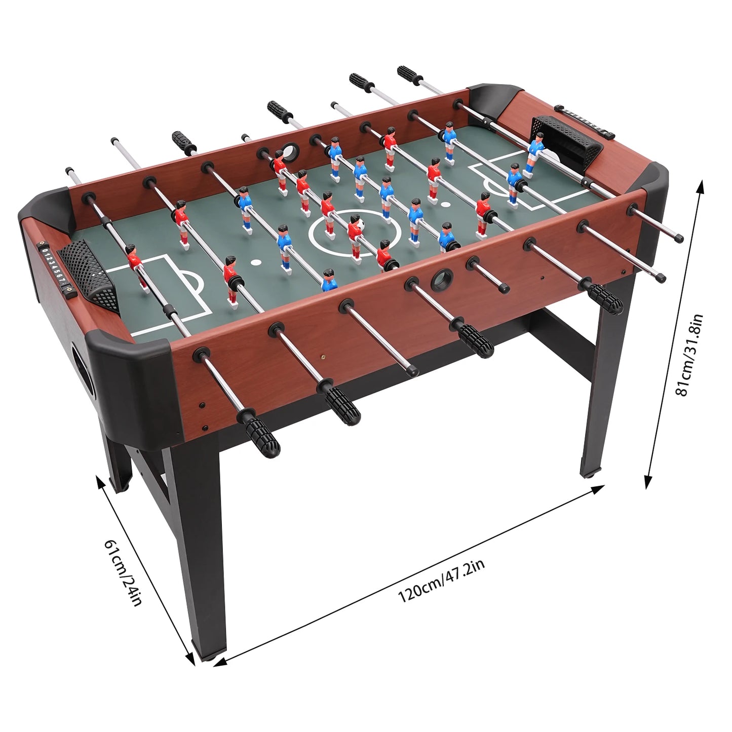 47.2in Foosball Table Competition Sized Set Soccer Table
