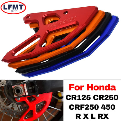 CNC Rear Brake Disc Protection Cover For Honda CR125R 250R CRF250X 450X 250RX 450RX 250R 450R 450L CR CRF 2002-2023
