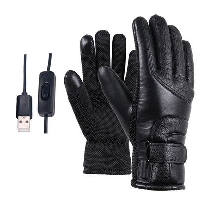 Electric Heated Gloves Men Women USB plug-in