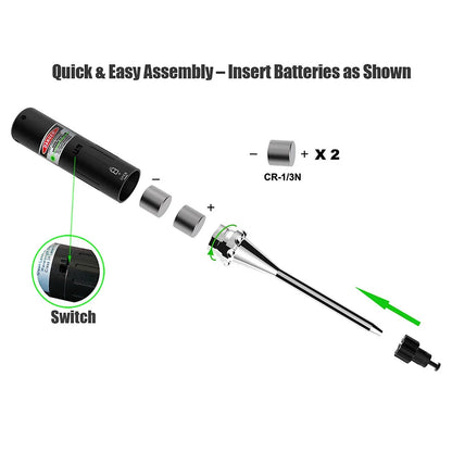 Green Red Laser Aiming Kit, For Rifle Pistol