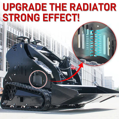 Mini Tracked Skid Steer Loader with Bucket