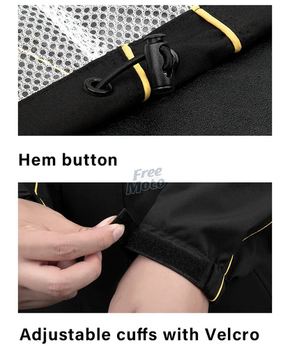 Waterproof Rain Gear Reflective  Rain Coats Lightweight