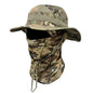 Boonie Hat Full Face Mask Set Wide Brim