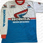 Honda Vintage Race Uniform Motorcycle  Summer Men Jersey