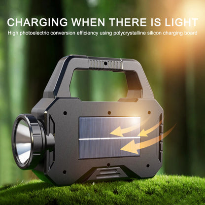 Solar Lantern Type C Rechargeable  Powerful  Spotlight Waterproof