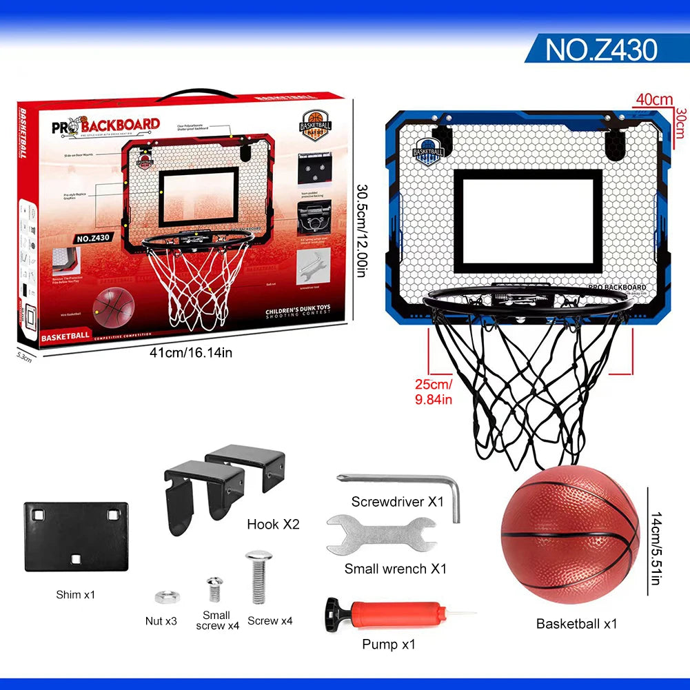Kids Mini Basketball Hoop With Electronic Scoreboard