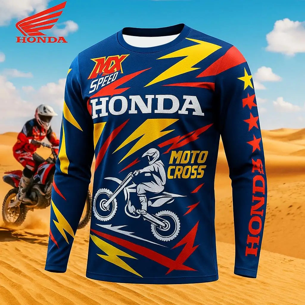 New Honda Off-road Motorcycle Long Sleeved Sweatshirt