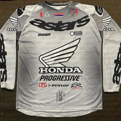 2025  Honda long Sleeved Motorcycle Racing Jersey