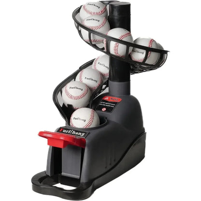 Baseball pitching
   Machine  Step On Paddle and Release