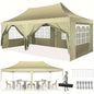 10x20 Pop Up Canopy Tent with 6 Sidewalls