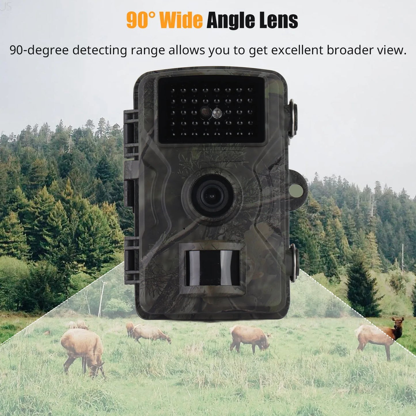 1080P Hunting Camera 2.0in LCD 16MP Infrared Night Vision Trail Camera