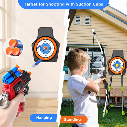 Bow Arrow + Guns Toy For Kids