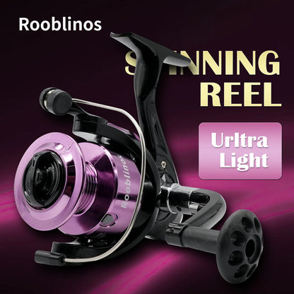 XC Spinning Reel 1000-5000 - 5.2:1 Gear Ratio, Lightweight Graphite Body