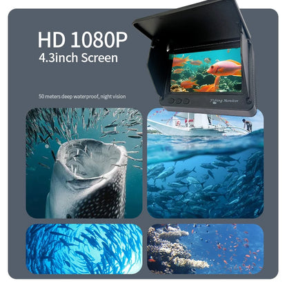 Portable Underwater Camera with 4.3" LCD Monitor for Ice Fishing