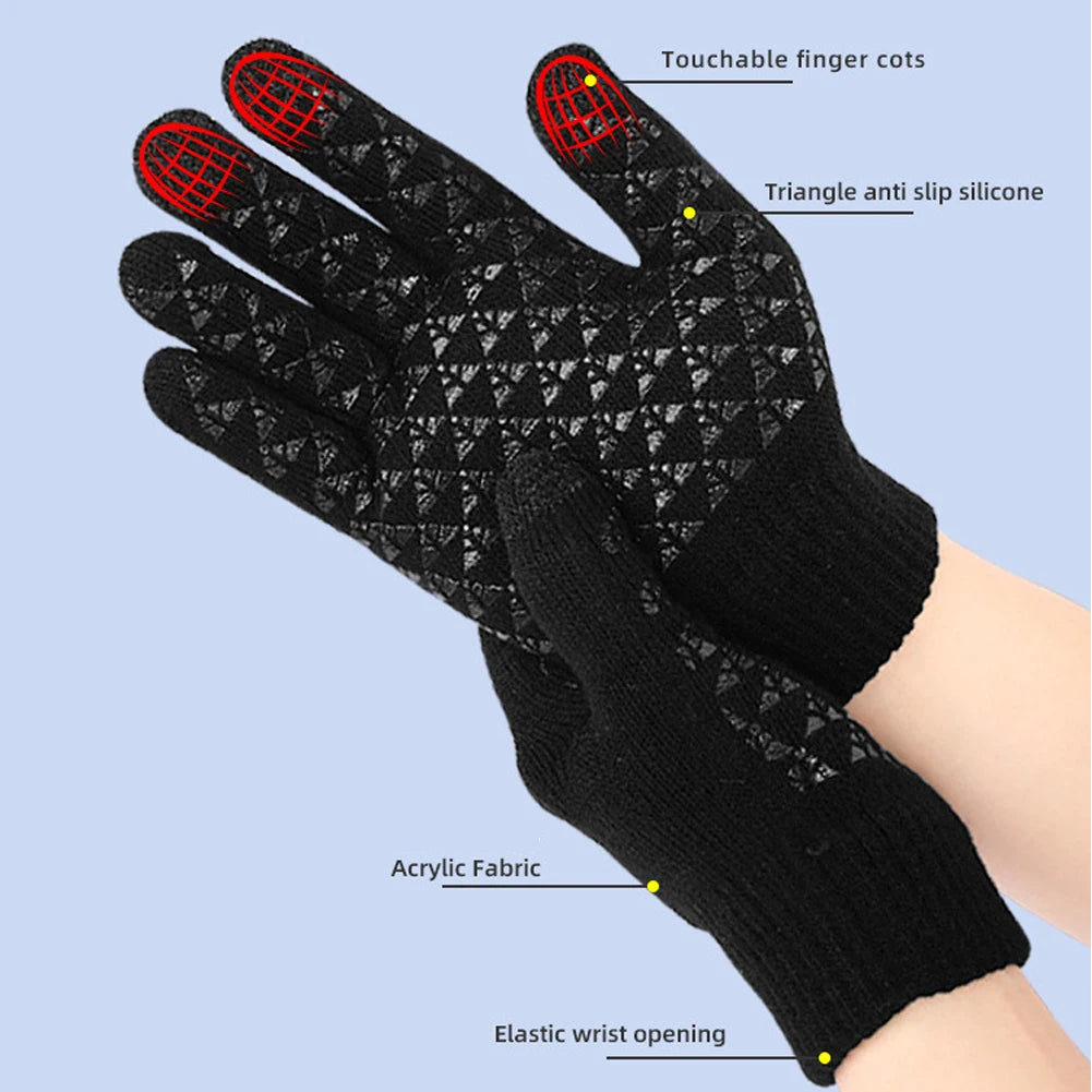 Electric  USB Heated Gloves Riding Skiing (no battery)