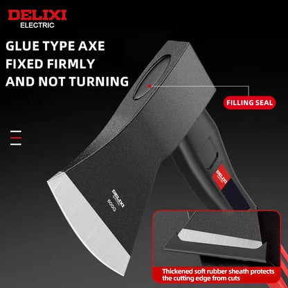 15-inch chopping axe with blade cover, chopping hammer