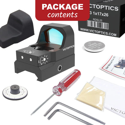 1x17x26 Red Dot Sight For Airsoft guns