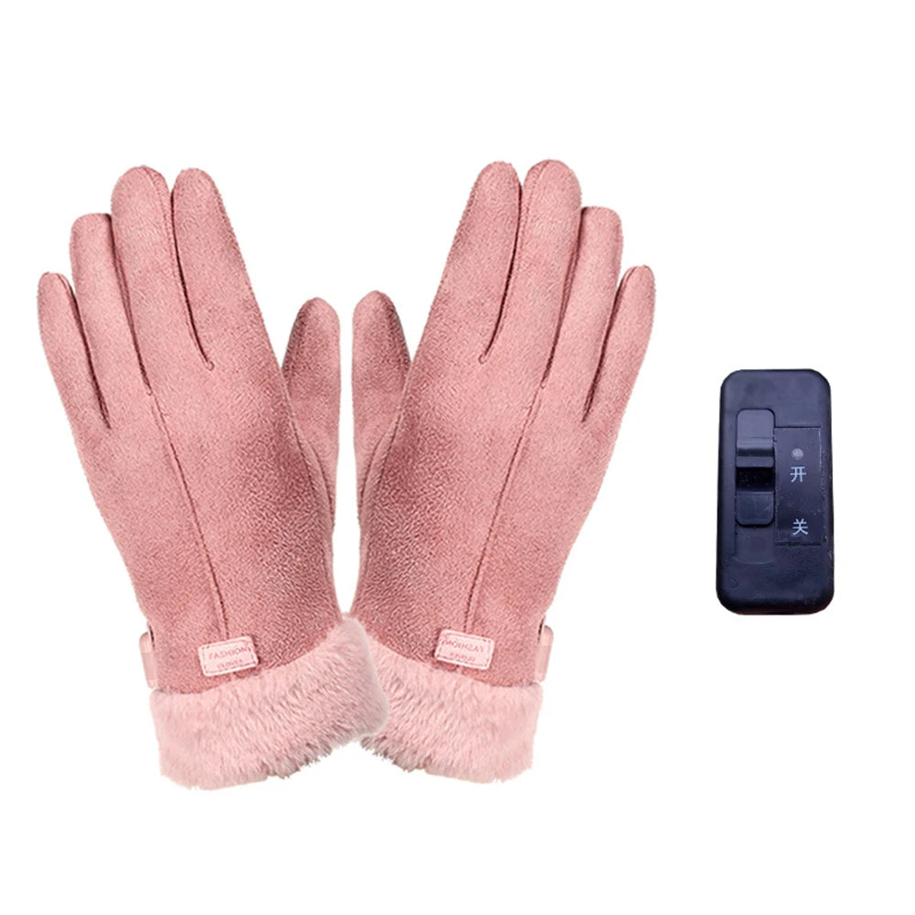 Electric Heated Gloves Men Women USB plug-in
