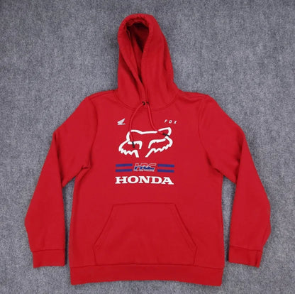 Honda logo casual hoodie motorcycle...