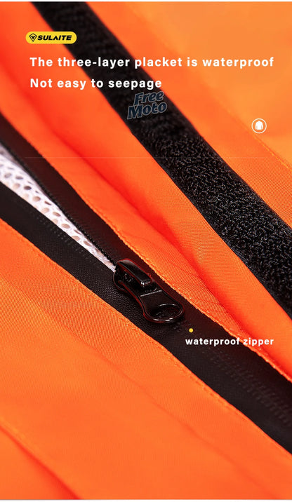 Waterproof Rain Gear Reflective  Rain Coats Lightweight