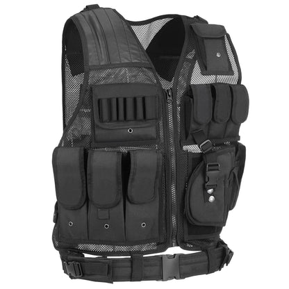 Tactical Vest - Multi-Pocket for Airsoft, Hunting,