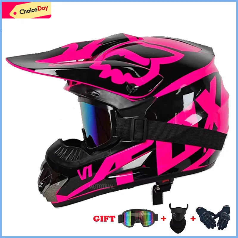 Motorcycle Helmet Youth Kids Child Full Helmet DOT