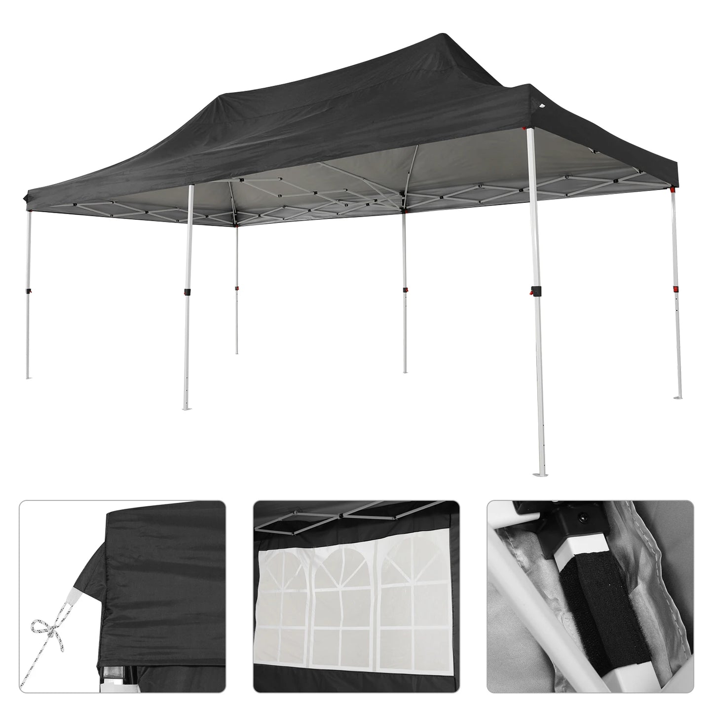 10x20 Pop Up Canopy Tent with 6 Sidewalls