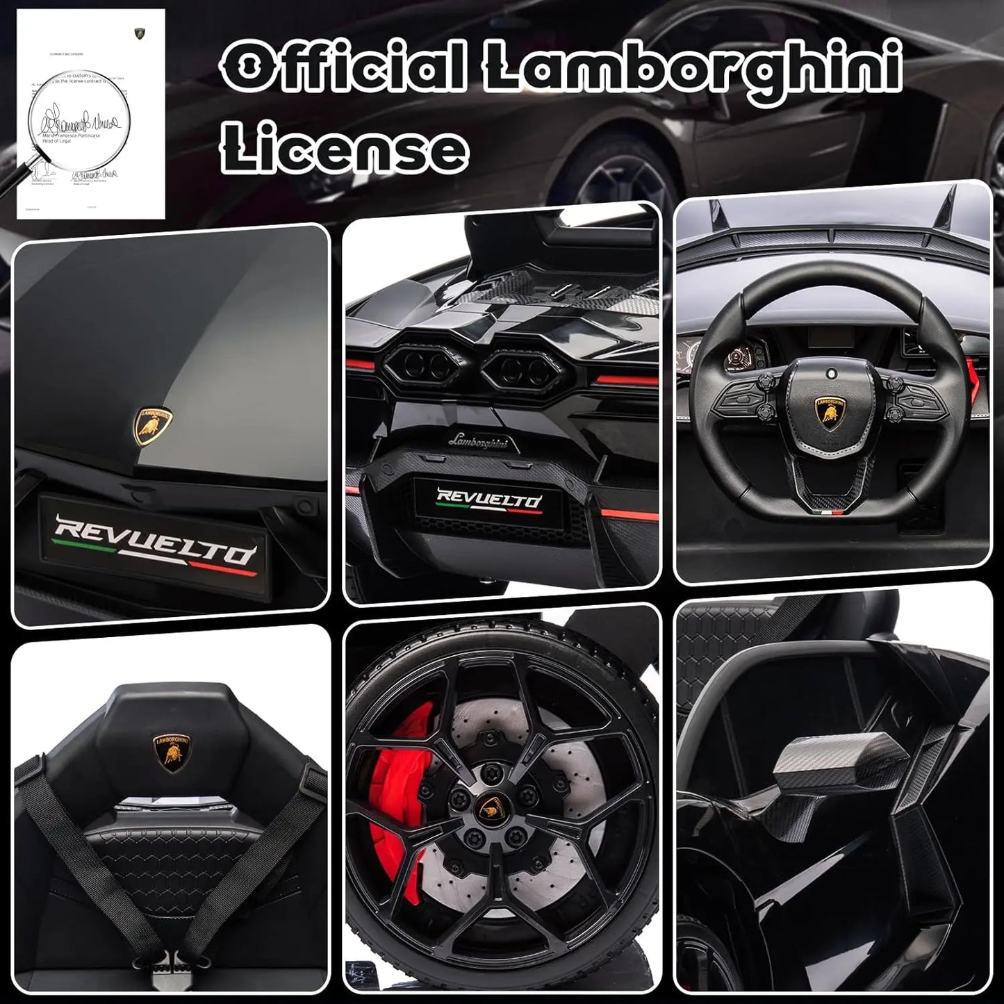 Ride On electric  Car for Kids  Lamborghini