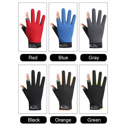 Winter Fishing Gloves 2 Cut Fingers Sport Cycling