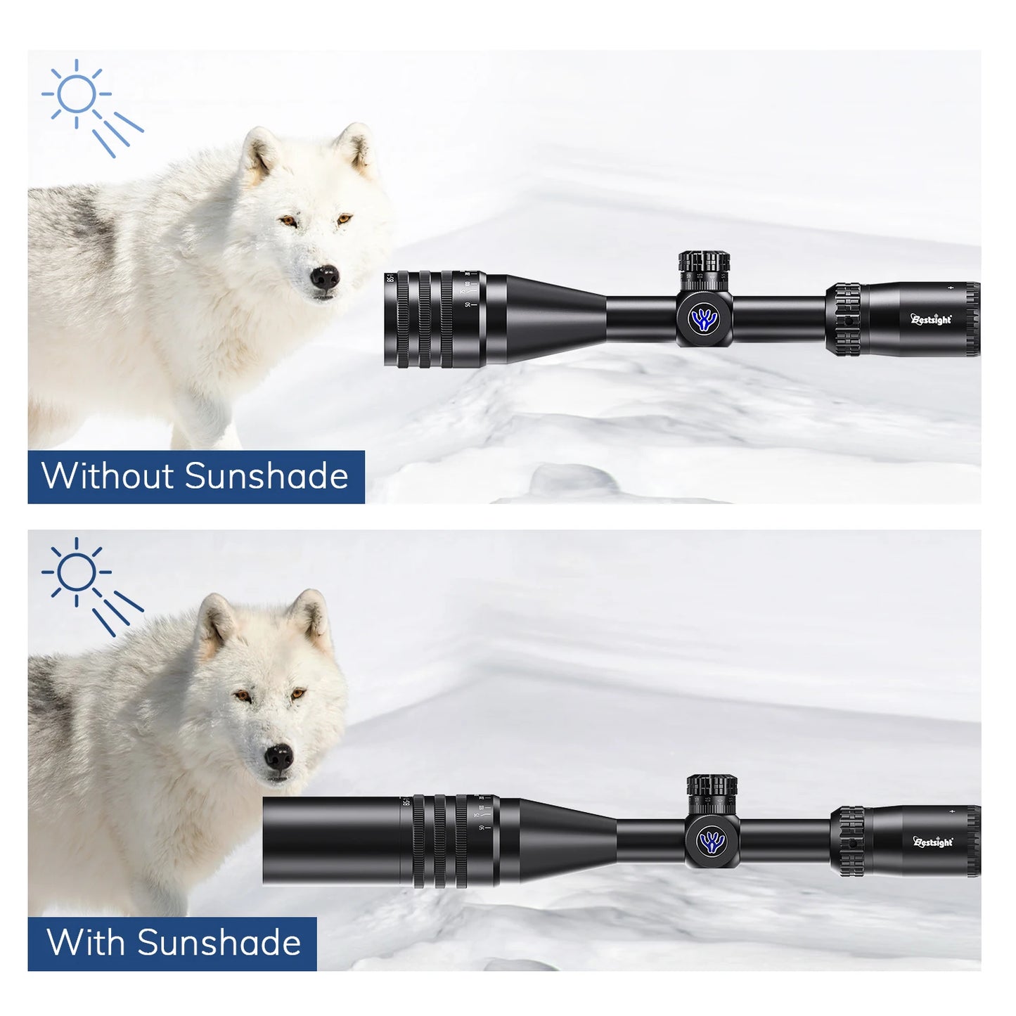 Tactical 4-16x44 AOE Riflescope Hunting Scopes Tactical Airsoft