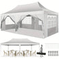 10x20 Pop Up Canopy Tent with 6 Sidewalls