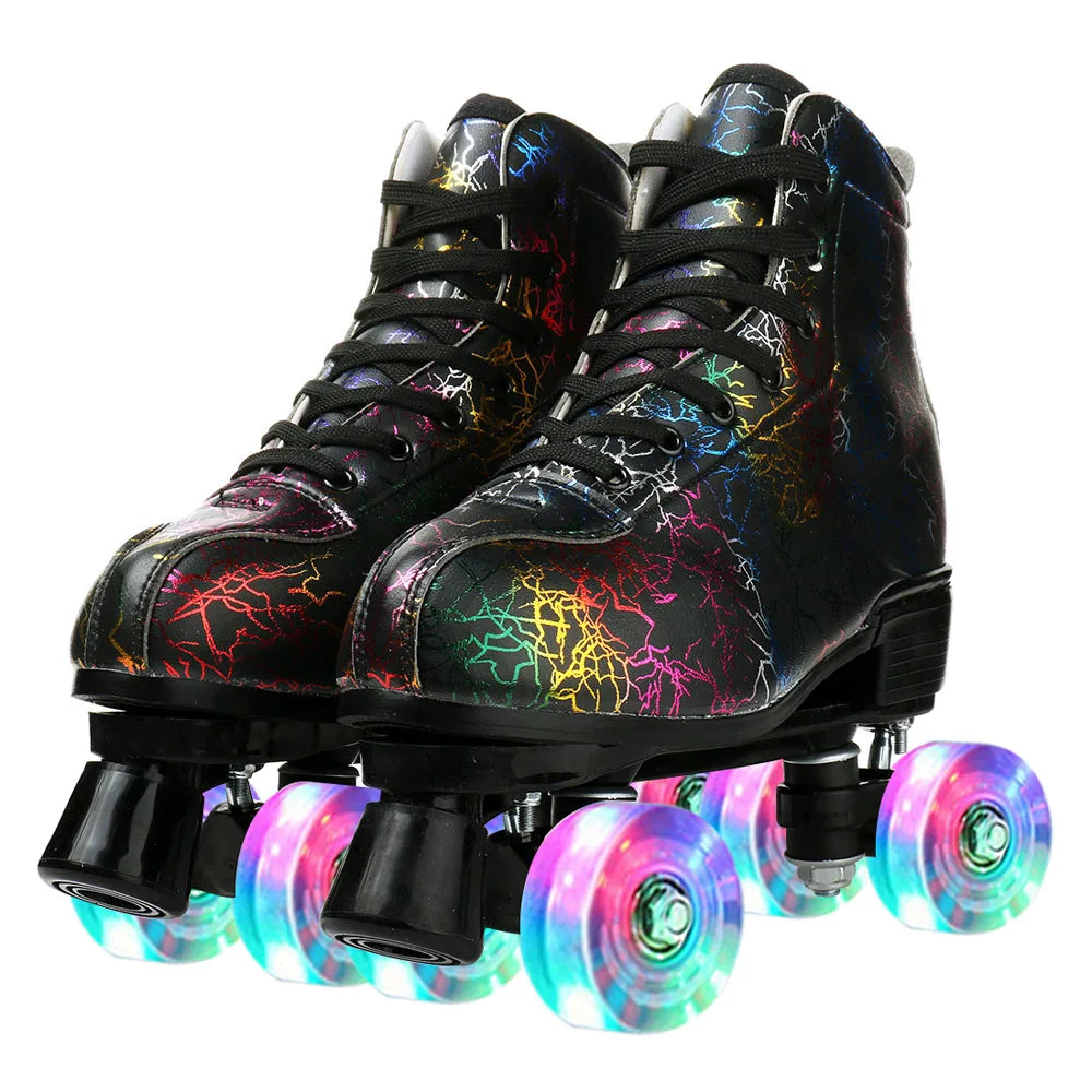 Leather Roller Skates Skating Shoes