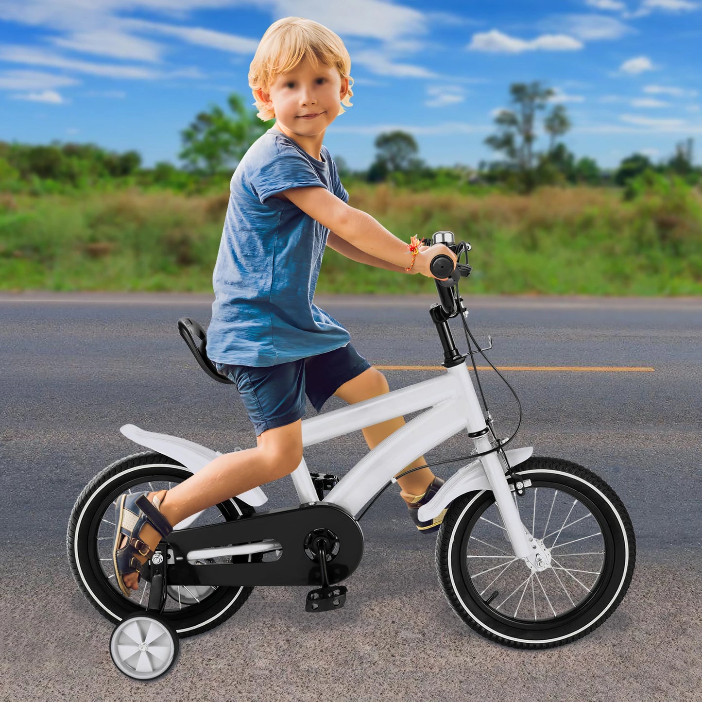 14 Inch Children Bicycle with Safety Training Wheel 2-4 Years Old