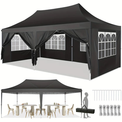 10x20 Pop Up Canopy Tent with 6 Sidewalls
