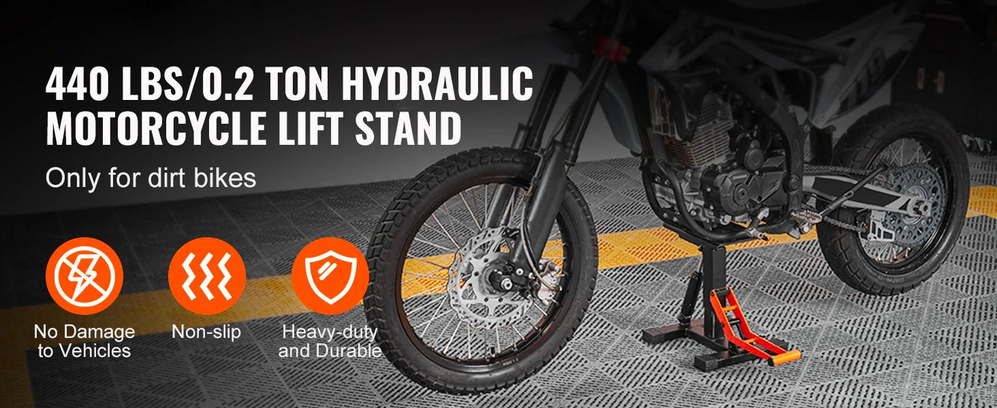 Hydraulic lift  Motorcycle dirt bike Stand 440lb