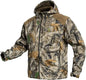 Quiet Hunting Jacket Softshell Fleece-Lined Camouflage