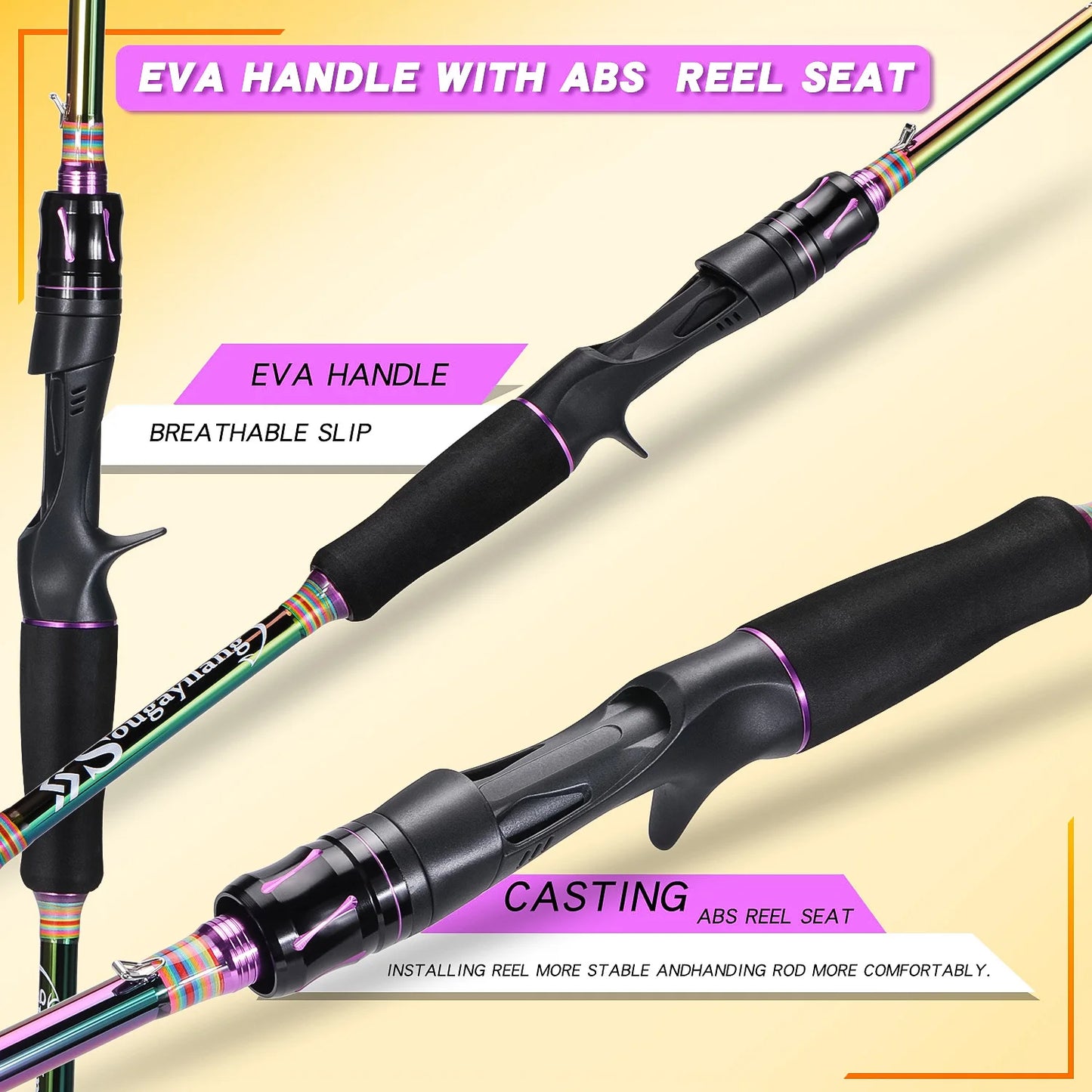 Baitcasting Fishing Rod  for Bass and Trout
