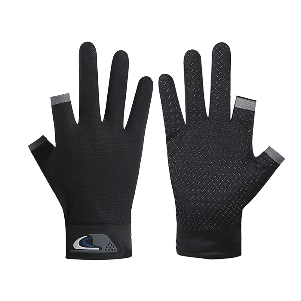 Winter Fishing Gloves 2 Cut Fingers Sport Cycling