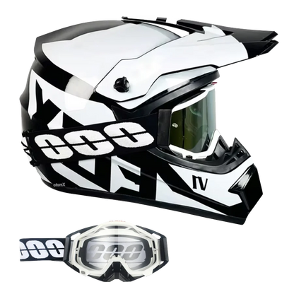DOT/ECE Motocross Helmet Kit - includes goggles , gloves