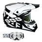 DOT/ECE Motocross Helmet Kit - includes goggles , gloves