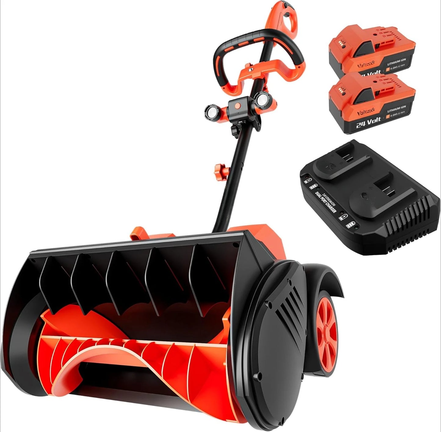 battery powerd Snow blower with Wheels, 48V | 16-Inch | 4-Ah Brushless