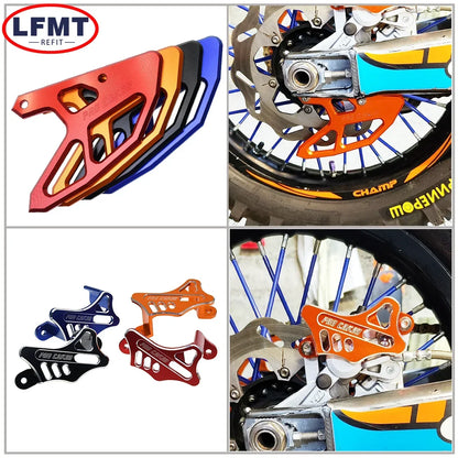 CNC Rear Brake Disc Protection Cover For Honda CR125R 250R CRF250X 450X 250RX 450RX 250R 450R 450L CR CRF 2002-2023
