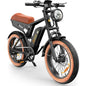 750/1500W Ebike 20/28MPH, 55-75 Miles Electric Motorcycle with 10.4/13AH Battery 20 INCH