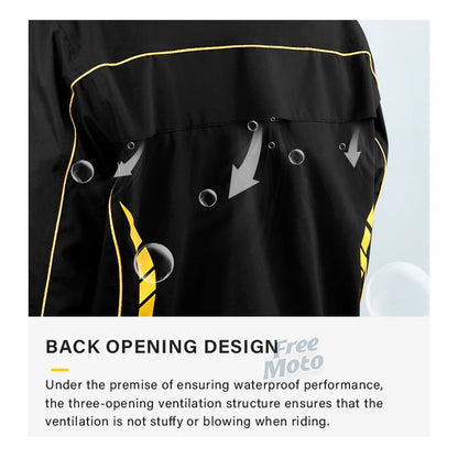 Waterproof Rain Gear Reflective  Rain Coats Lightweight