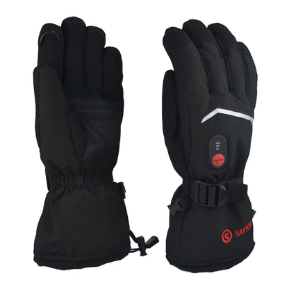 Heated leather Motorcycle Gloves 3 Shift Temperature Control