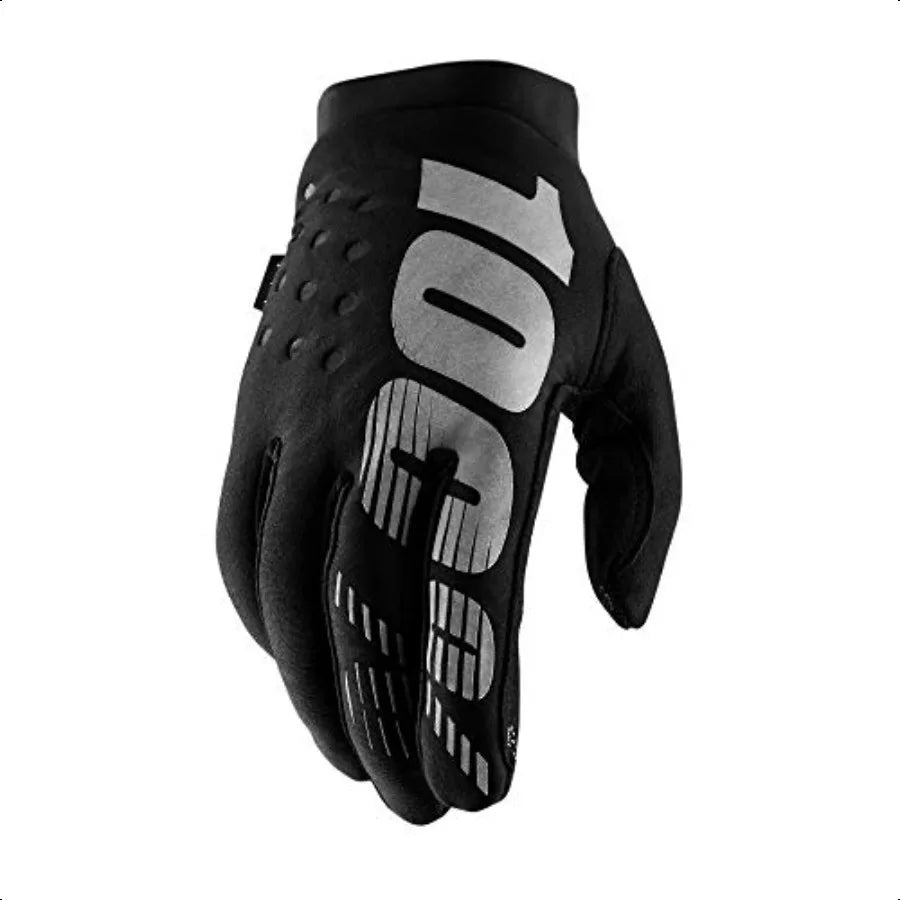 Women's Motocross and Mountain Bike Gloves MTB and MX Racing Protective Gear L BLACK GREY